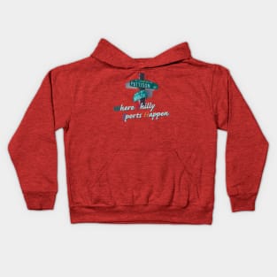 Broad and Pattison where Philly Sports Happen Kids Hoodie